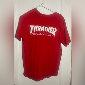 Medium size Thrasher/HUF red shirt